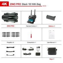 Load image into Gallery viewer, Original Hubsan Quadcopter ZINO PRO GPS 5G WiFi 4KM FPV with 4K UHD Camera 3-Axis Gimbal Sphere Panoramas RC Drone Quadcopter