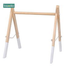 Load image into Gallery viewer, 1set Animals Wooden Pendant Baby Play Gym BPA Free Food Grade Wooden Teether Toys Interactive Baby Birth Gift Wooden Blank Toys