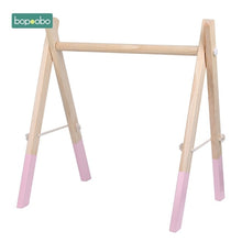 Load image into Gallery viewer, 1set Animals Wooden Pendant Baby Play Gym BPA Free Food Grade Wooden Teether Toys Interactive Baby Birth Gift Wooden Blank Toys