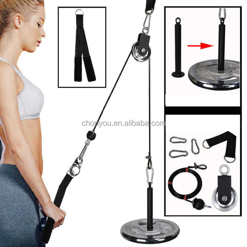 Gym Home Weight Exercise Pulley System Cable Machine Professional Muscle Strength Fitness High Pull Down Training Equipment