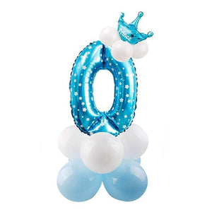 32inch Digital Balloons Toys Kids Happy Birthday Party Theme Decor Cartoon Inflatable Party Hat Column Gift Toys for Children