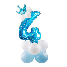 Load image into Gallery viewer, 32inch Digital Balloons Toys Kids Happy Birthday Party Theme Decor Cartoon Inflatable Party Hat Column Gift Toys for Children
