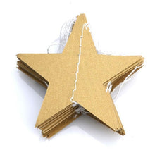 Load image into Gallery viewer, 4M Paper Star Garlands Banner Birthday String Chain Wedding Party Decoration Banner Room Home Theme Party Toys Decoration Access
