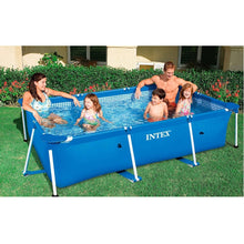 Load image into Gallery viewer, metal frame steel tube rectangular square swimming Pool Set Pipe Rack Pond Large Bracket above ground filter summer play pool
