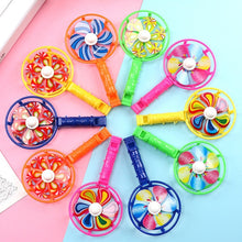 Load image into Gallery viewer, Colorful Windmill Kids Party Toys Outdoor Play Game Classic Plastic Whistles Birthday Party Toys Children Gift
